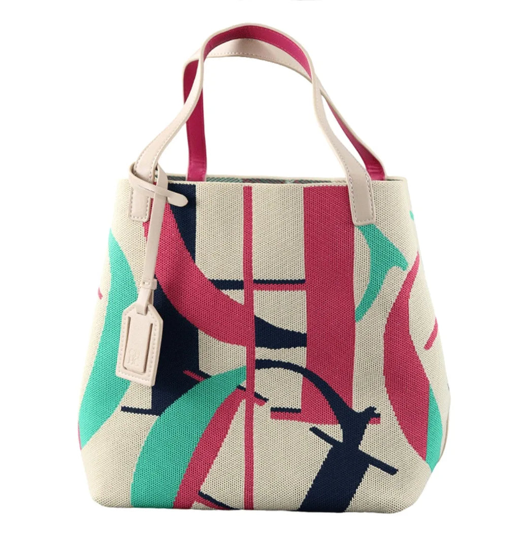 CH Canvas Tote Bag Spacious Lightweight Stylish Large Capacity Adjustable Pocket Durable Versatil...