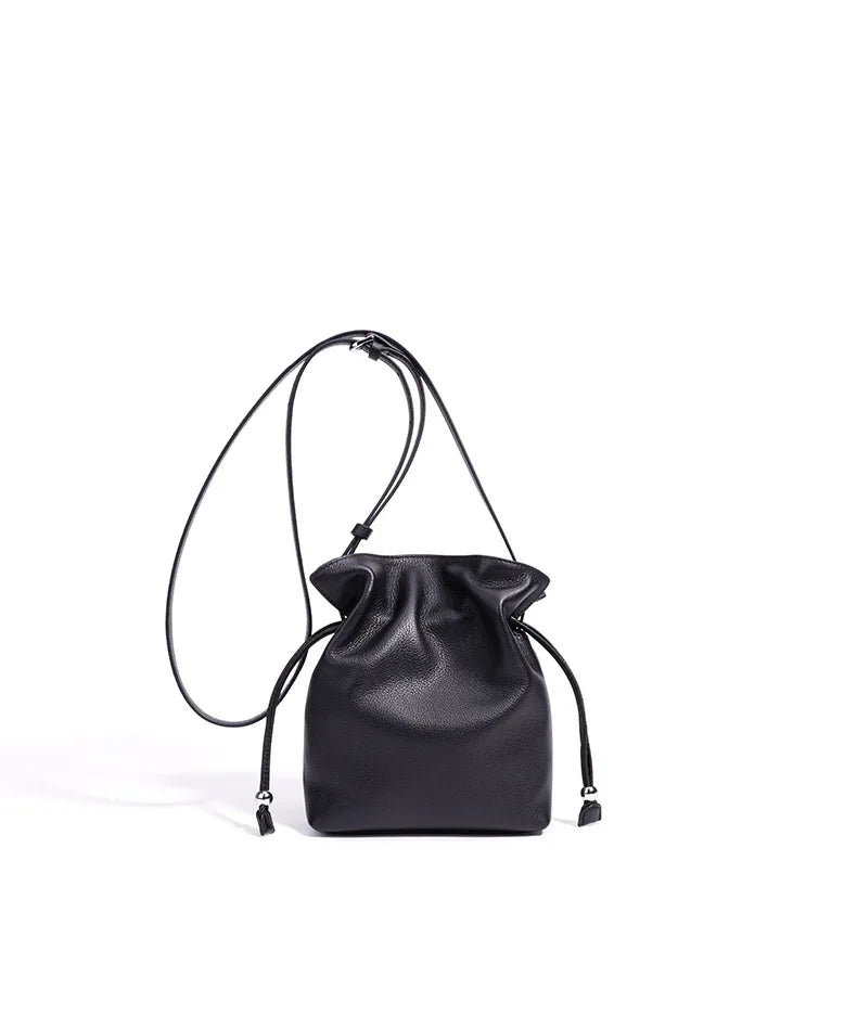 Leather Flap Crossbody Bag