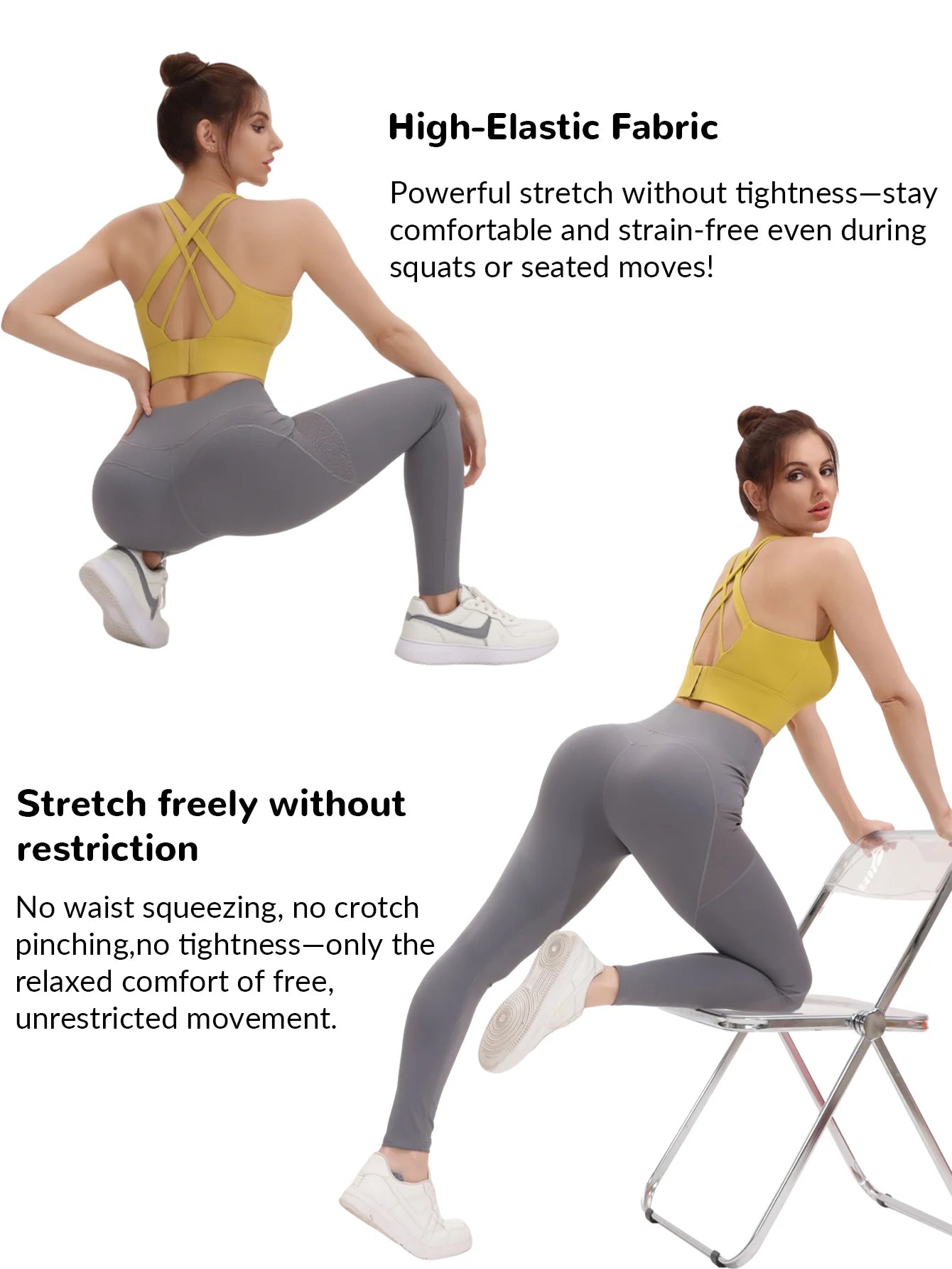 High Waist Butt Lifting Seamless Leggings