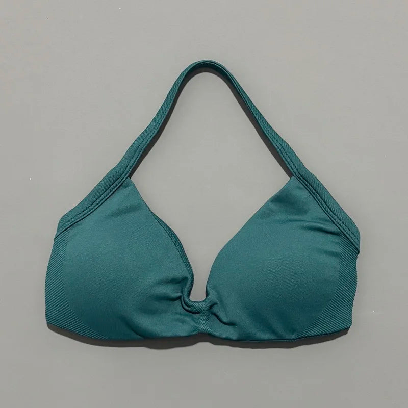 Halter Neck Tie-Side Bikini Set