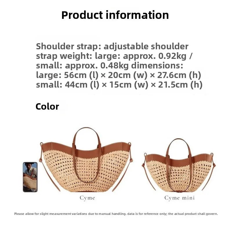 Casual Straw Woven Tote Bag