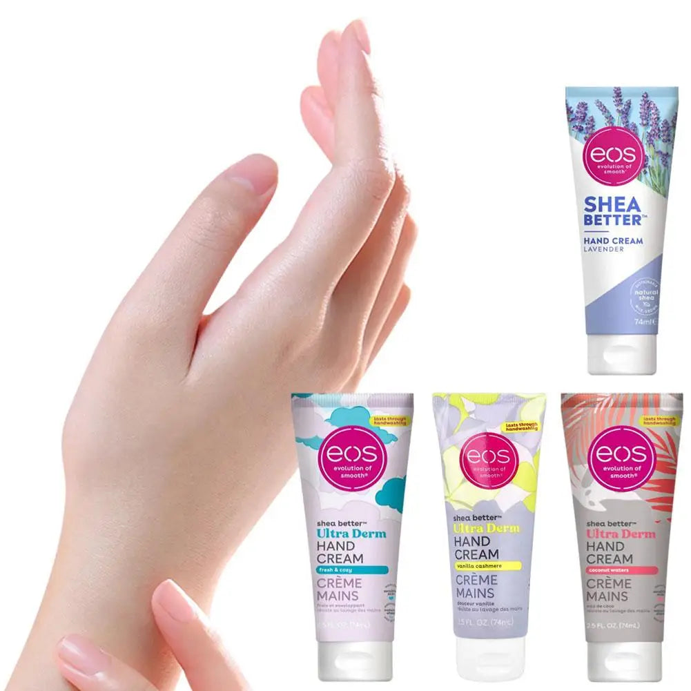 EOS Shea Better 74ml Hand Cream - Ultra Derm Moisturizing Shea Butter Enriched For Dry Cracked Sk...