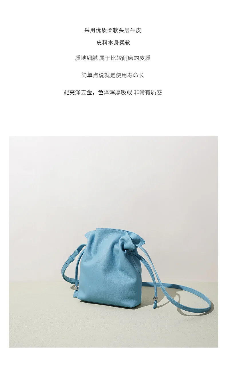 Leather Flap Crossbody Bag
