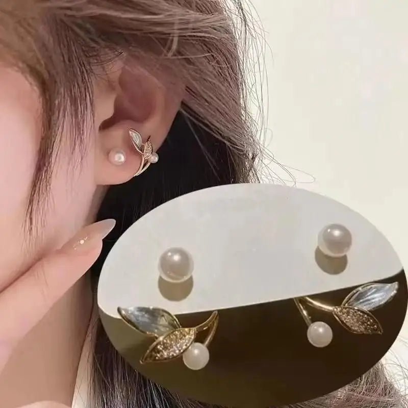 Zircon Geometric Hoop Earrings