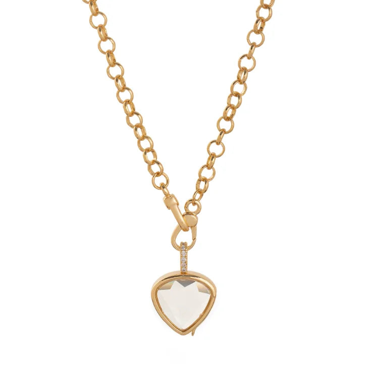 Open Pendant Chain Necklace