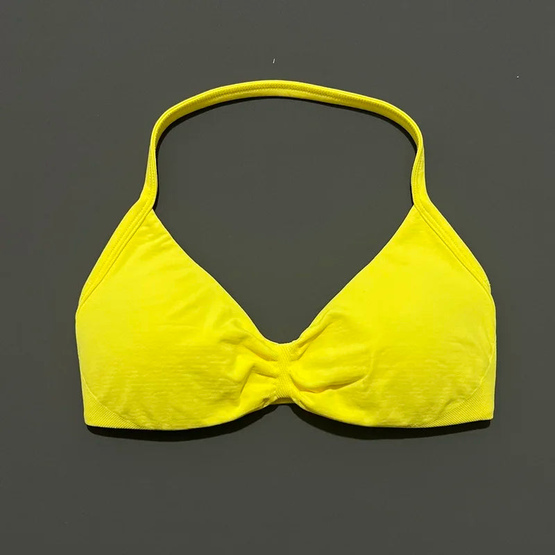 Halter Neck Tie-Side Bikini Set
