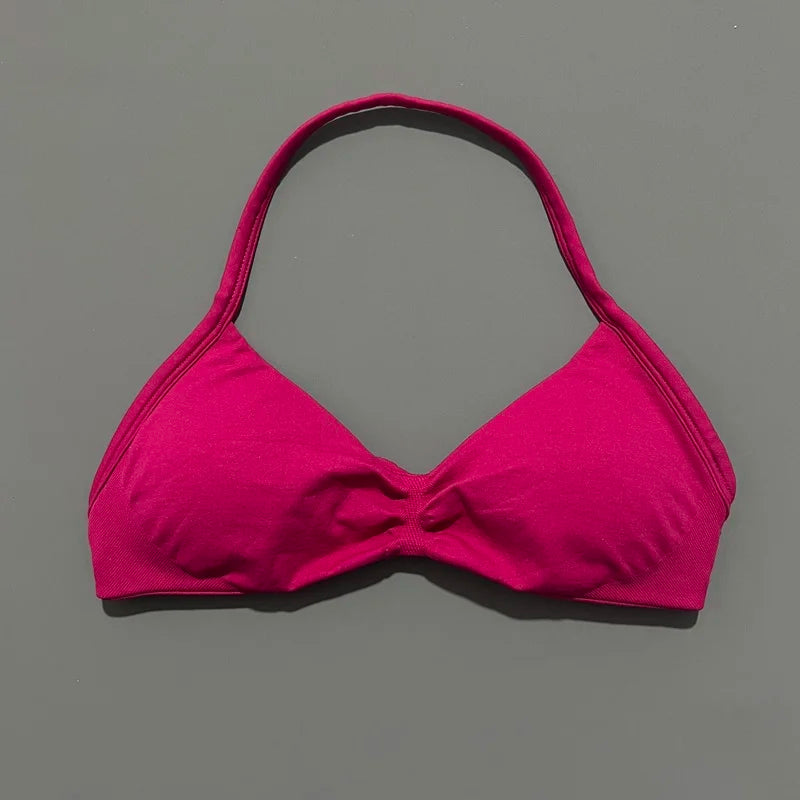 Halter Neck Tie-Side Bikini Set