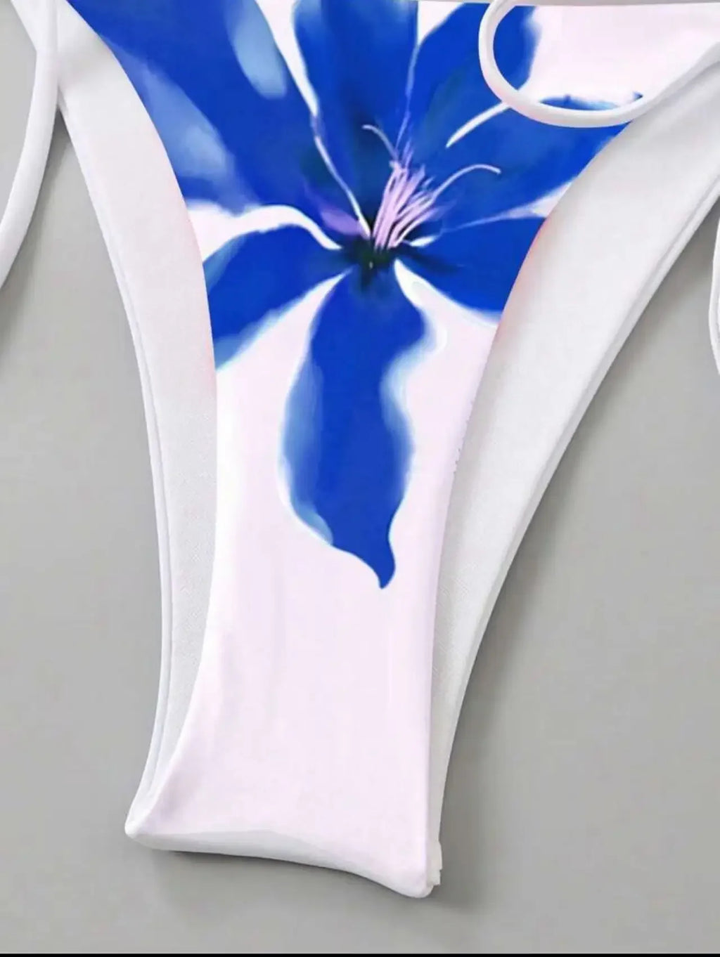 Floral Print Three Piece Bikini Set