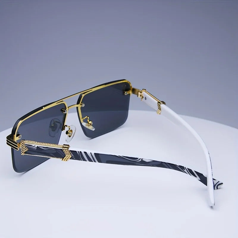 Rimless Rectangle Sunglasses – Women's