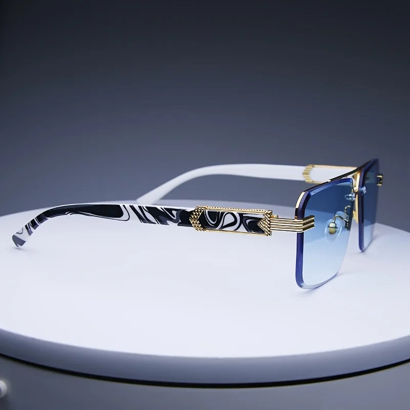 Rimless Rectangle Sunglasses – Women's
