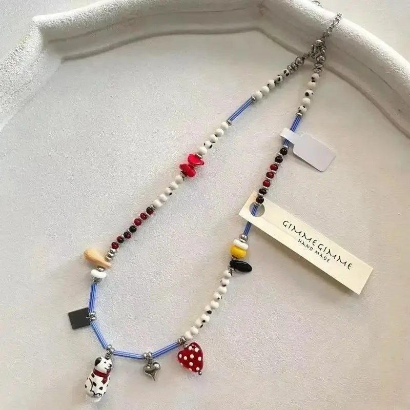 Boho Multilayer Bead Chain Necklace