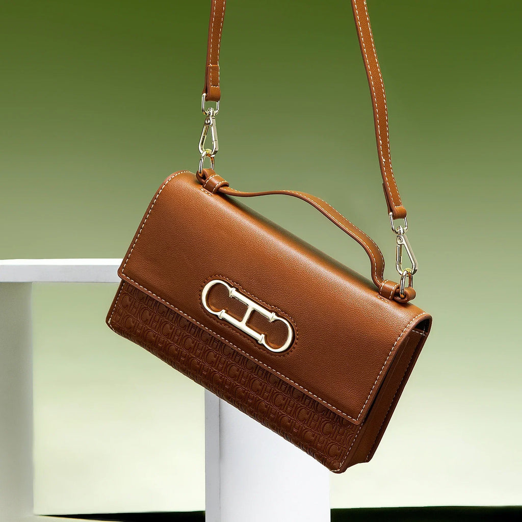CH Women's Classic Retro Fashion Shoulder Bag Light Luxury Popular Classic Models Large Capacity ...