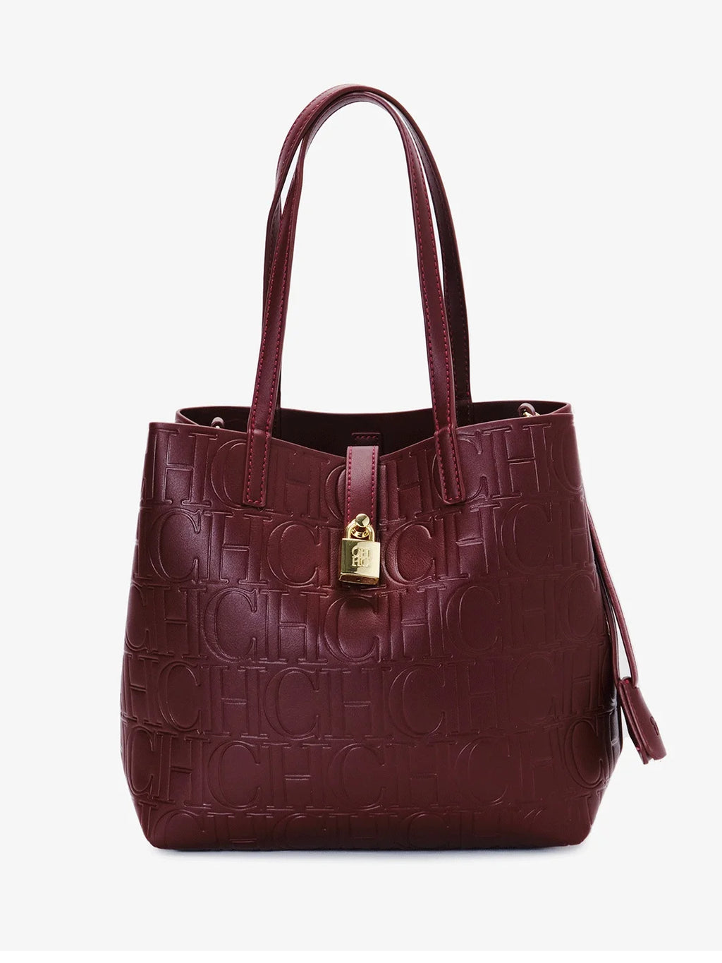CH High Quality Fashion Ladies Shoulder Bag Senior Sense Pure Colour Letter Print Design Temperam...