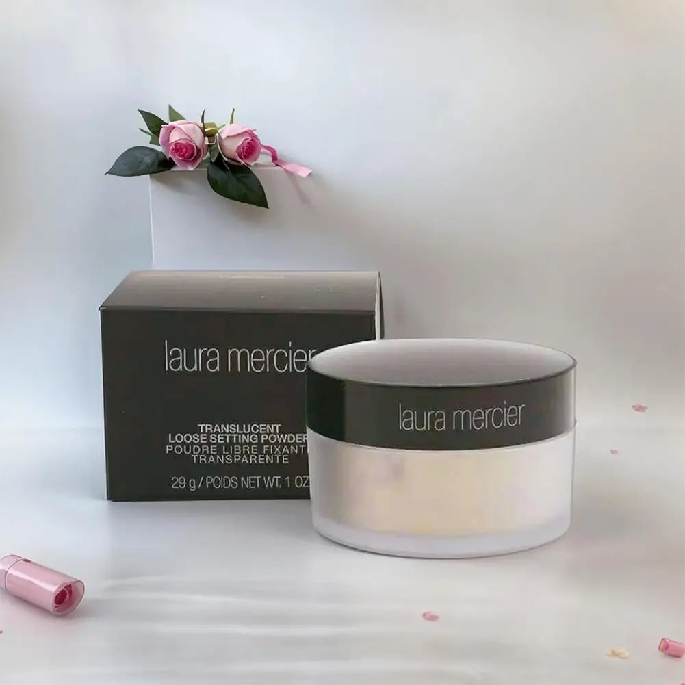 2024 Hot Loose Powder With Packaging Natural Soft Transparent Honey Powder Makeup Powder Skin Care