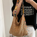 Boho Floral Crochet Shoulder Bag