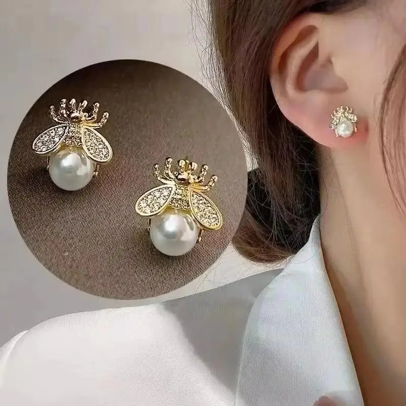 Zircon Geometric Hoop Earrings