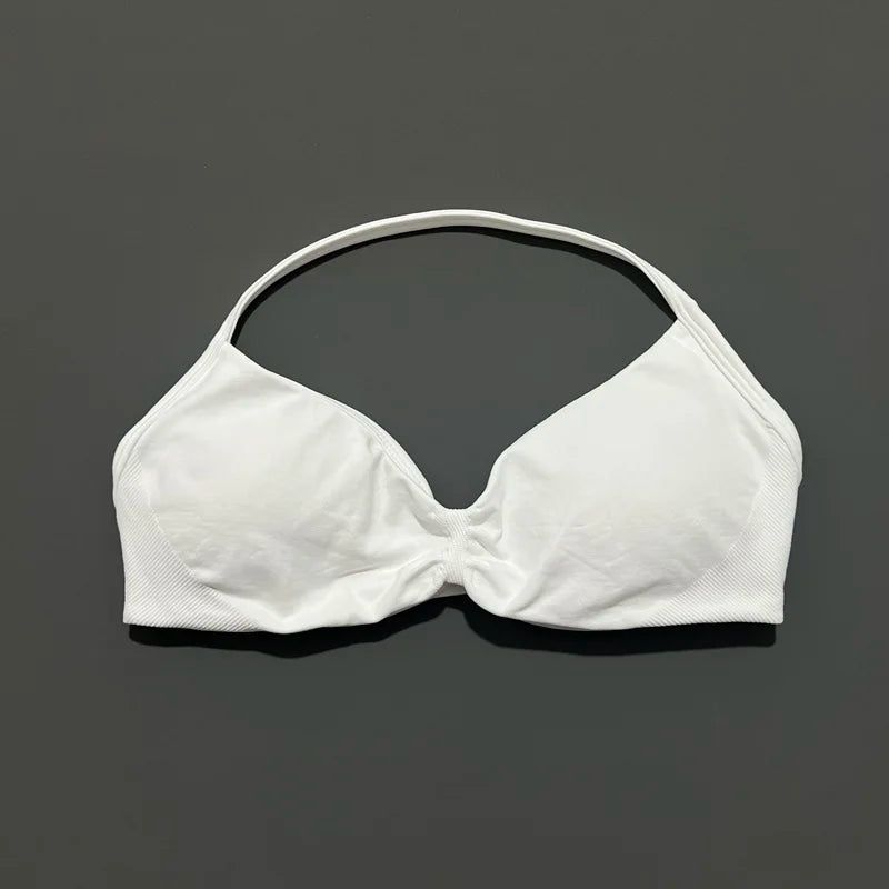 Halter Neck Tie-Side Bikini Set