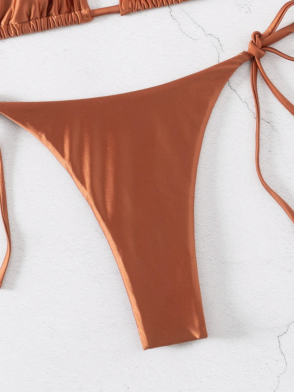 Floral Push Up Triangle Bikini Set