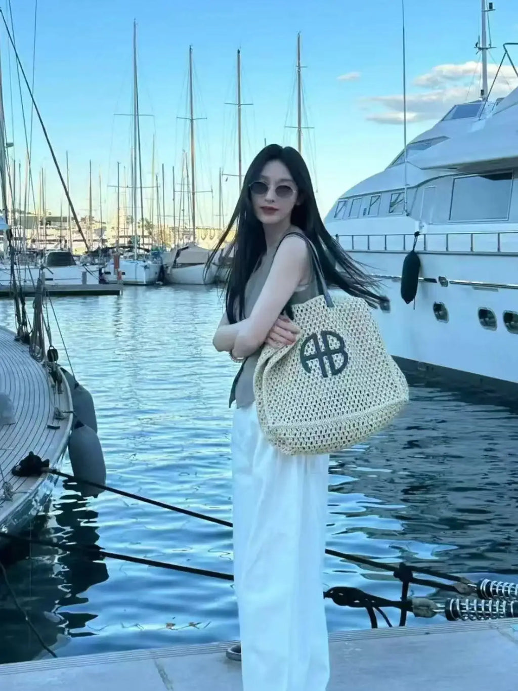 Straw Tote Bag