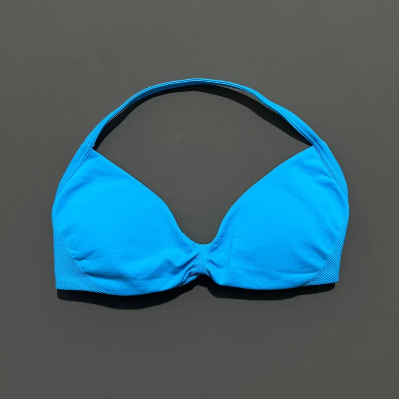 Halter Neck Tie-Side Bikini Set