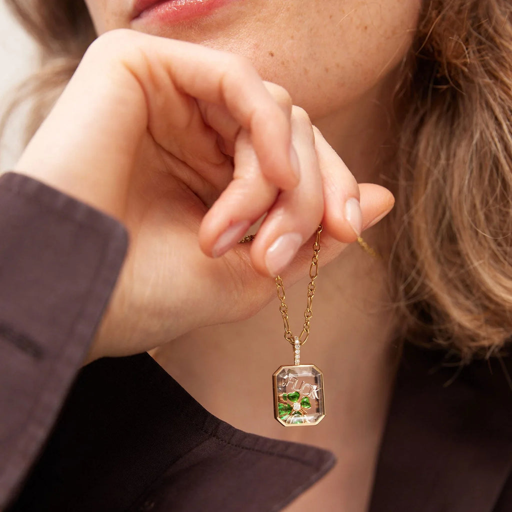 Open Pendant Chain Necklace