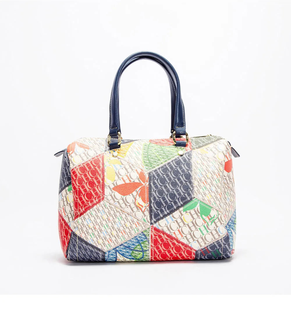 CH Ladies Bucket Bag – Floral PU Leather Handbag