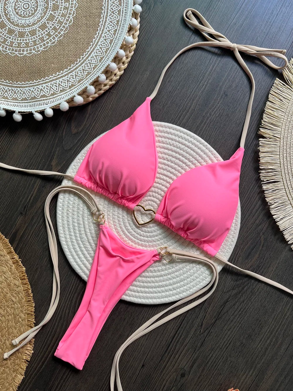 Micro Push Up Brazilian Bikini Set