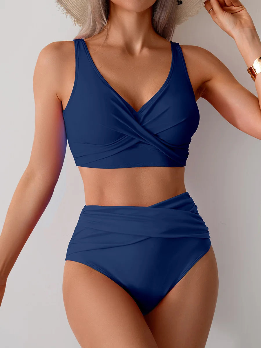 High Waist Push Up Bikini Set