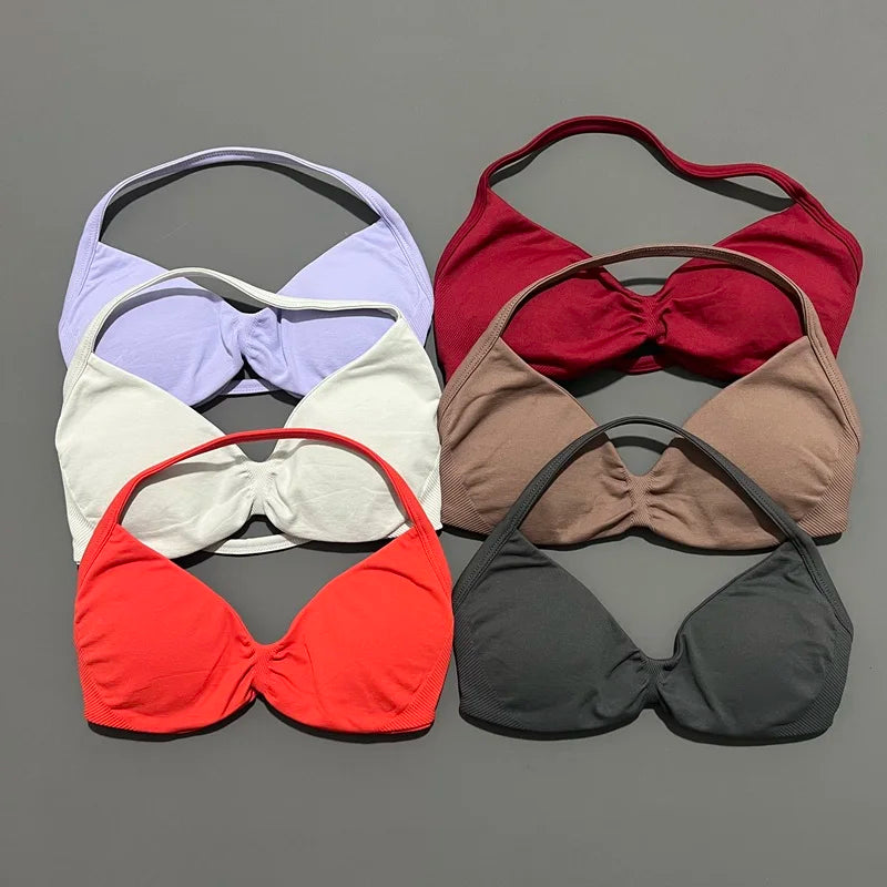 Halter Neck Tie-Side Bikini Set