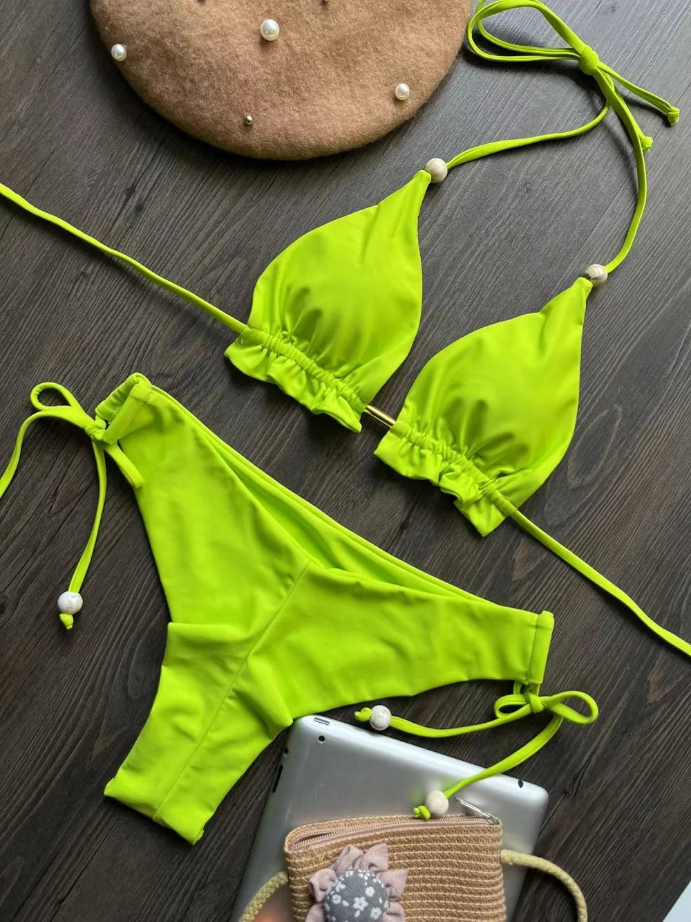 Triangle Push Up Bikini Set 13 Colors
