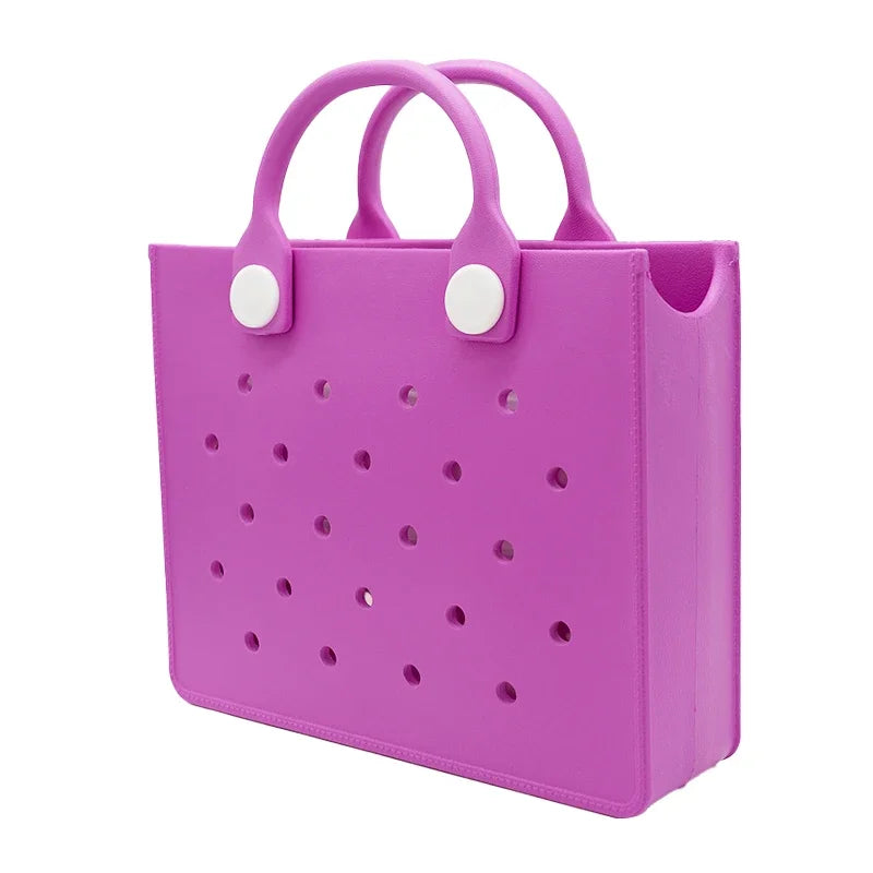 Large Leather Shoulder Bag Beach Tote
