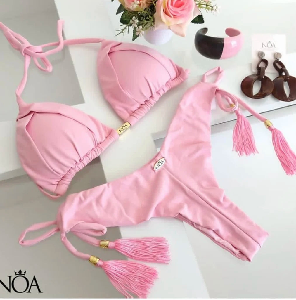 Triangle Push Up Bikini Set 13 Colors