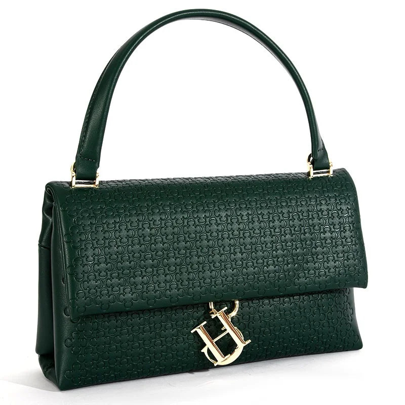 CH Fashion Shoulder Bag Detachable Chain Light Luxury Underarm Bag Simple Large Capacity Solid Co...