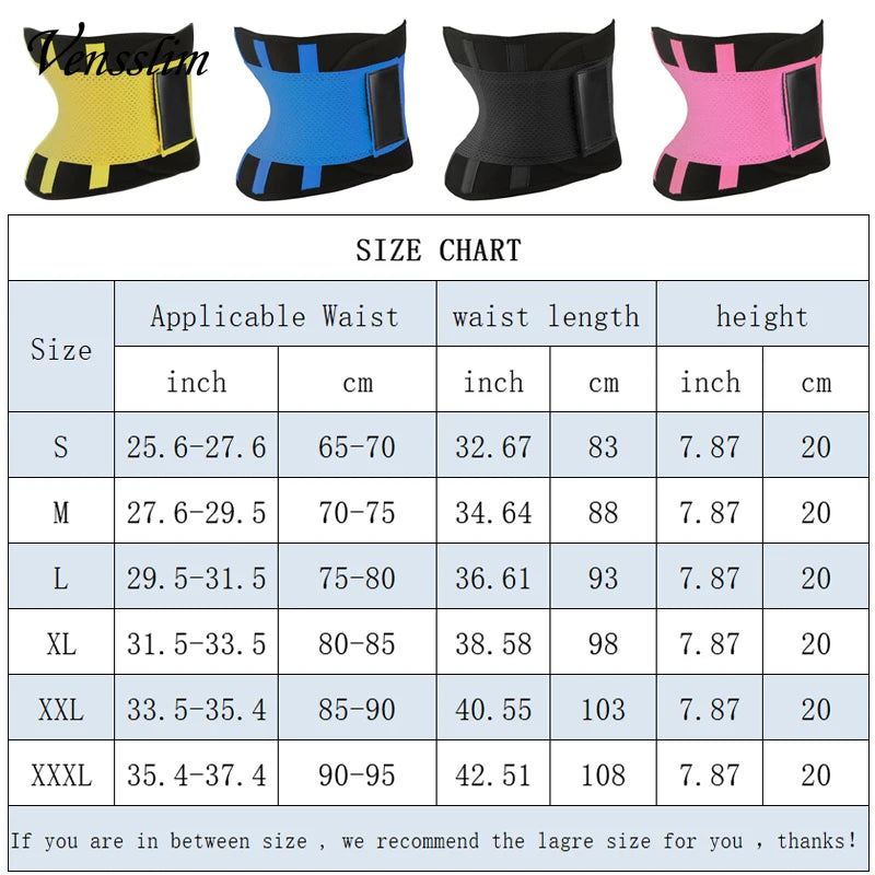 Neoprene Sweat Waist Trimmer Belt