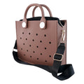 Large Leather Shoulder Bag Beach Tote