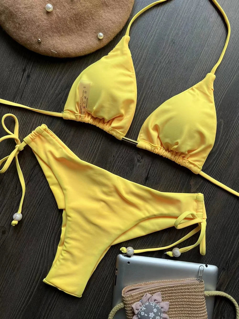 Triangle Push Up Bikini Set 13 Colors