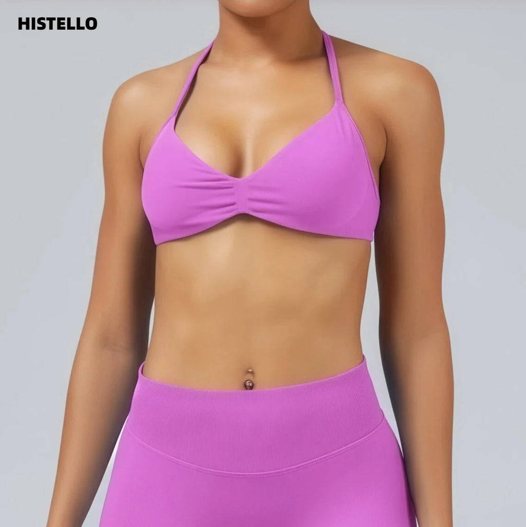 Halter Neck Tie-Side Bikini Set