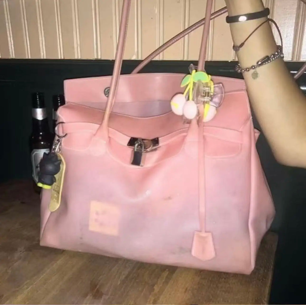 Clear PVC Jelly Tote Bag