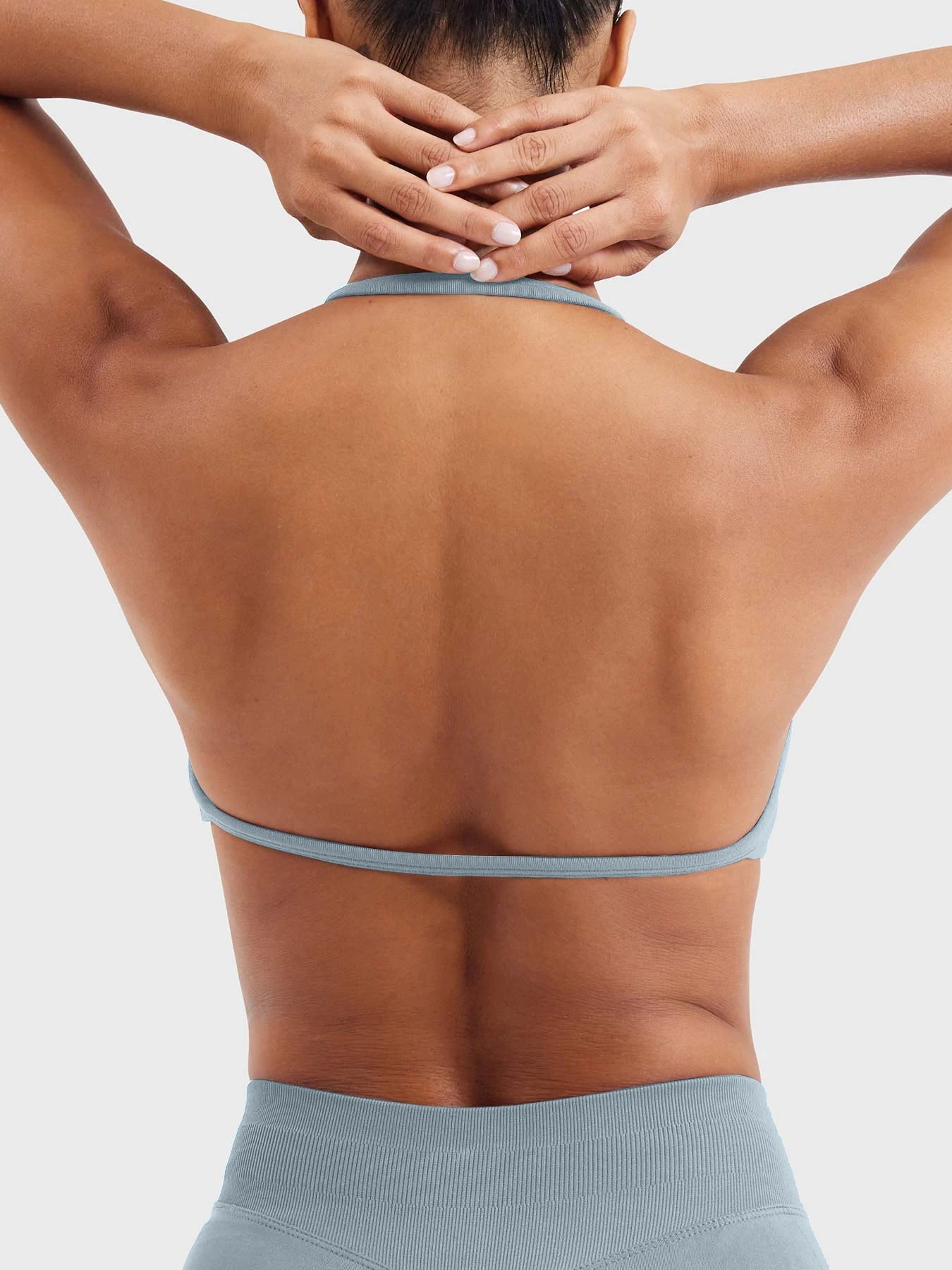 Ribbed Racerback Sports Bra