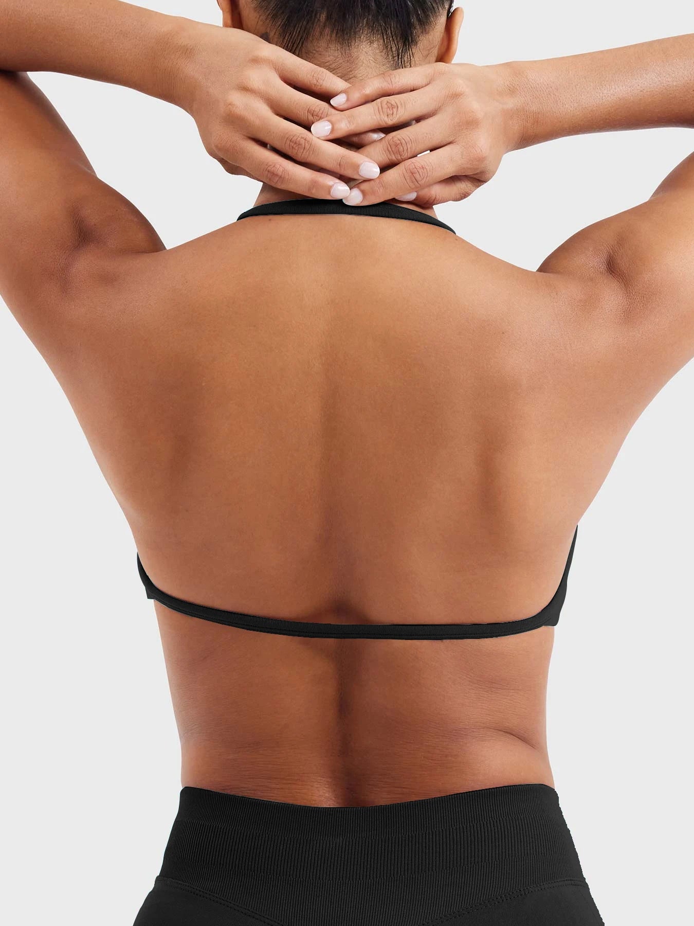 Ribbed Racerback Sports Bra