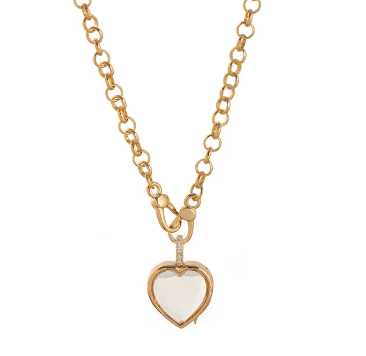 Open Pendant Chain Necklace