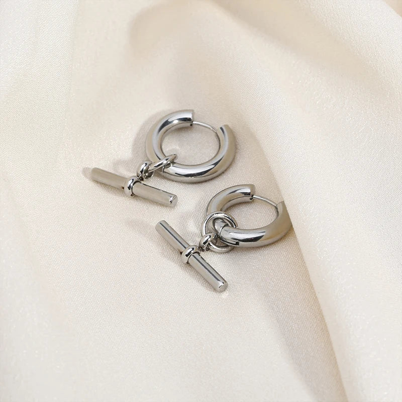 Geometric Drop Earrings