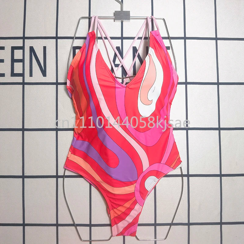 Red Bikini Set with Headband