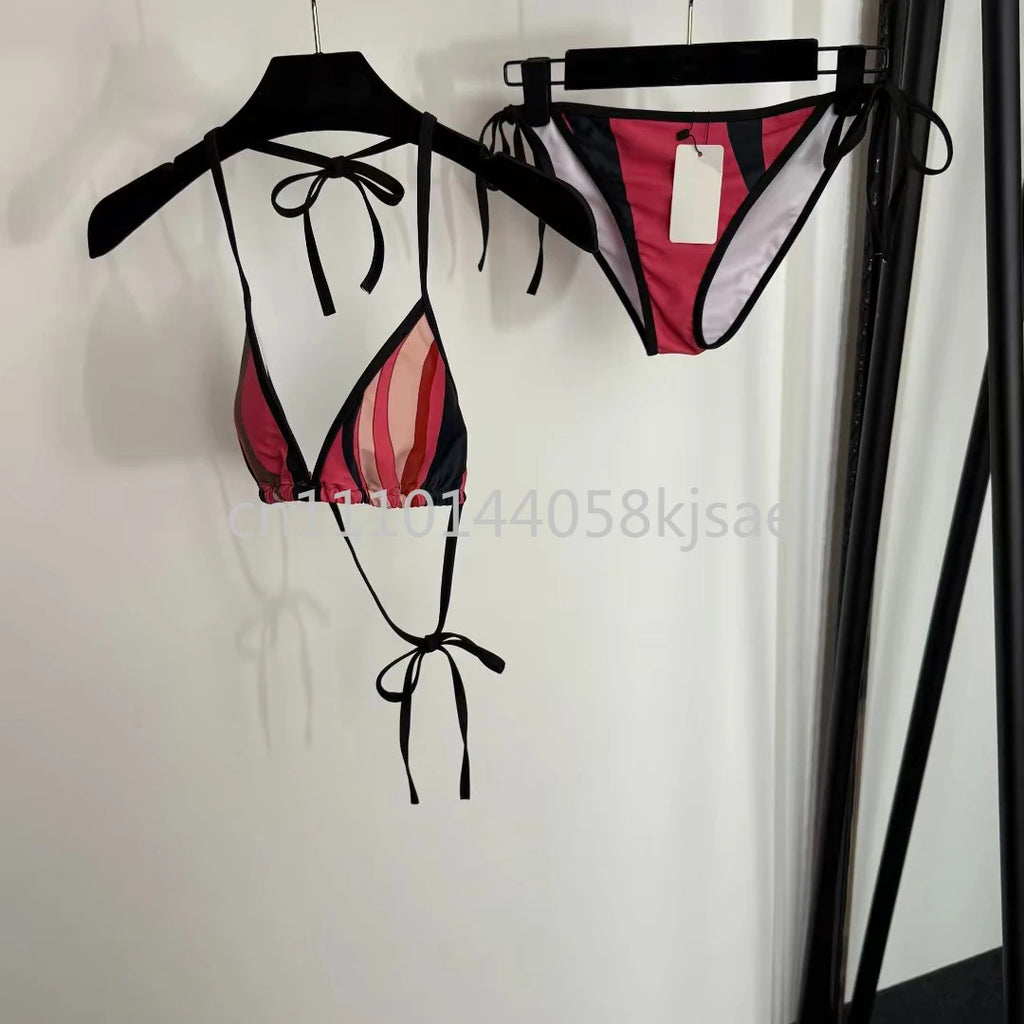 Red Bikini Set with Headband