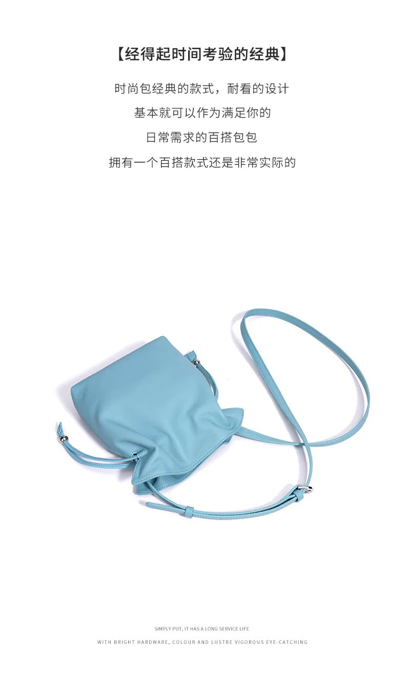 Leather Flap Crossbody Bag