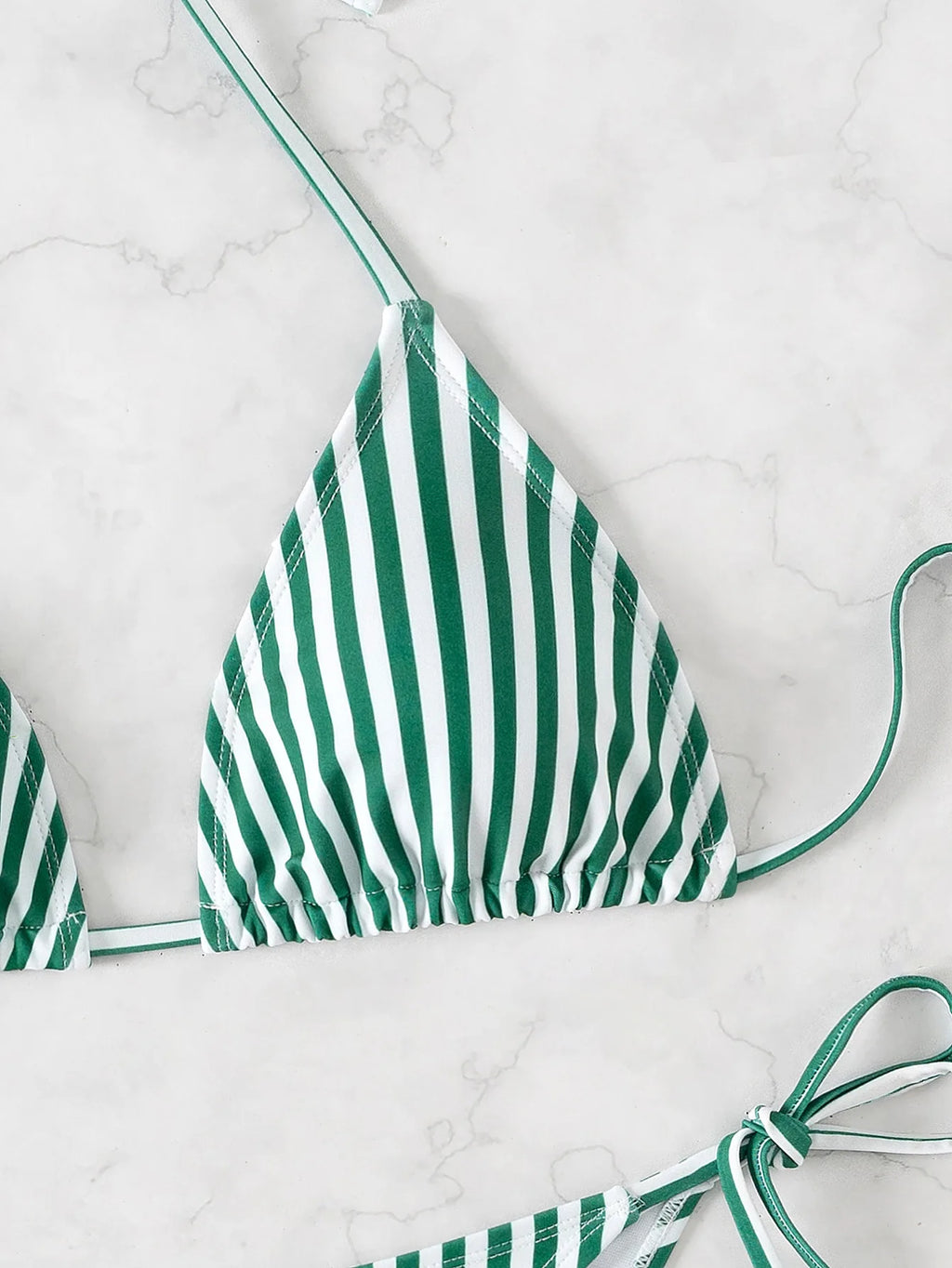 Floral Push Up Triangle Bikini Set