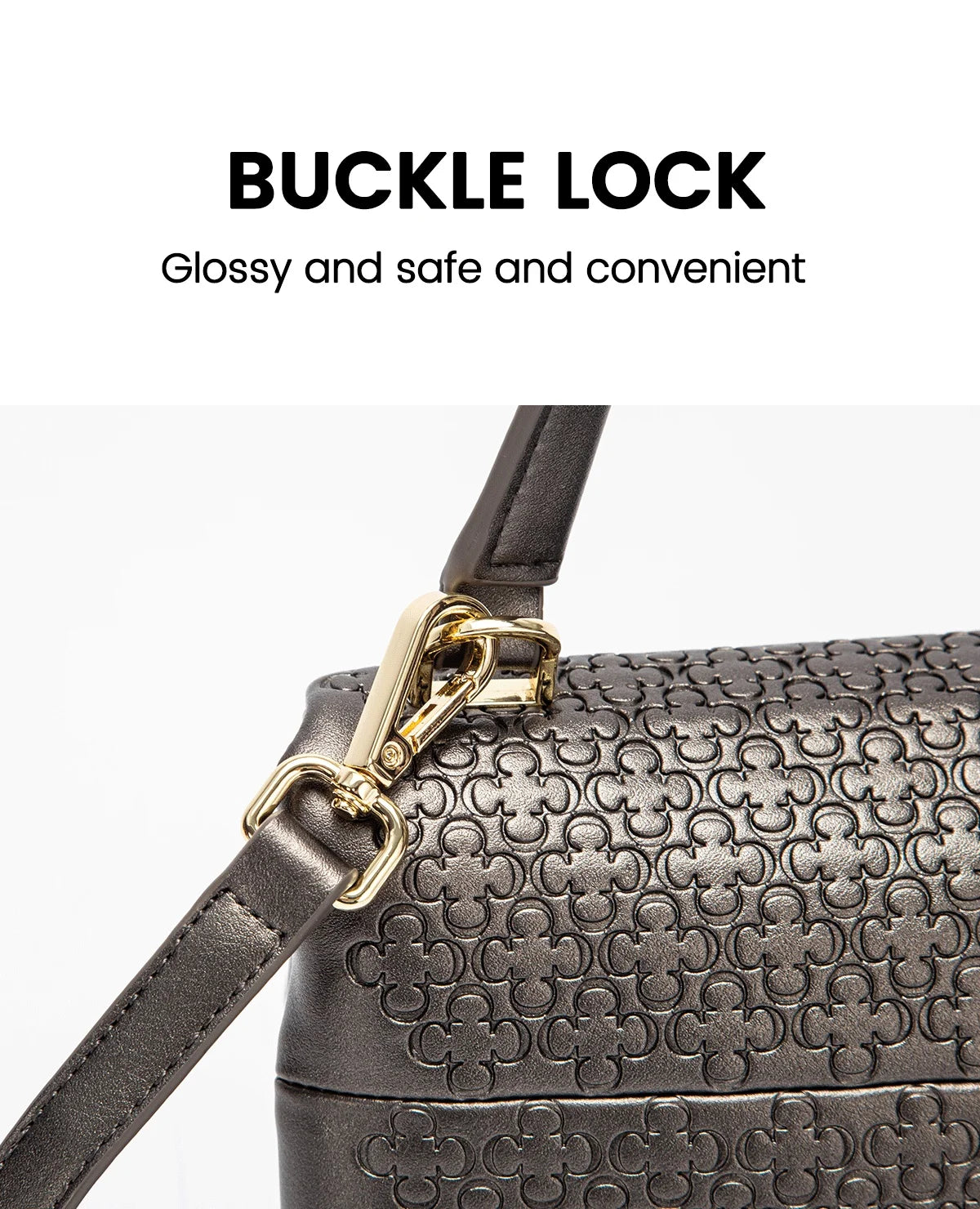 CH Fashion Shoulder Bag Detachable Chain Light Luxury Underarm Bag Simple Large Capacity Solid Co...
