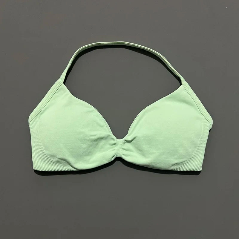 Halter Neck Tie-Side Bikini Set