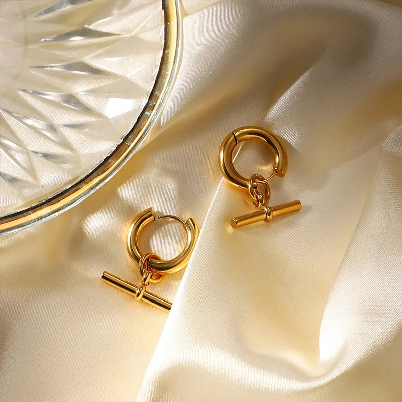 Geometric Drop Earrings