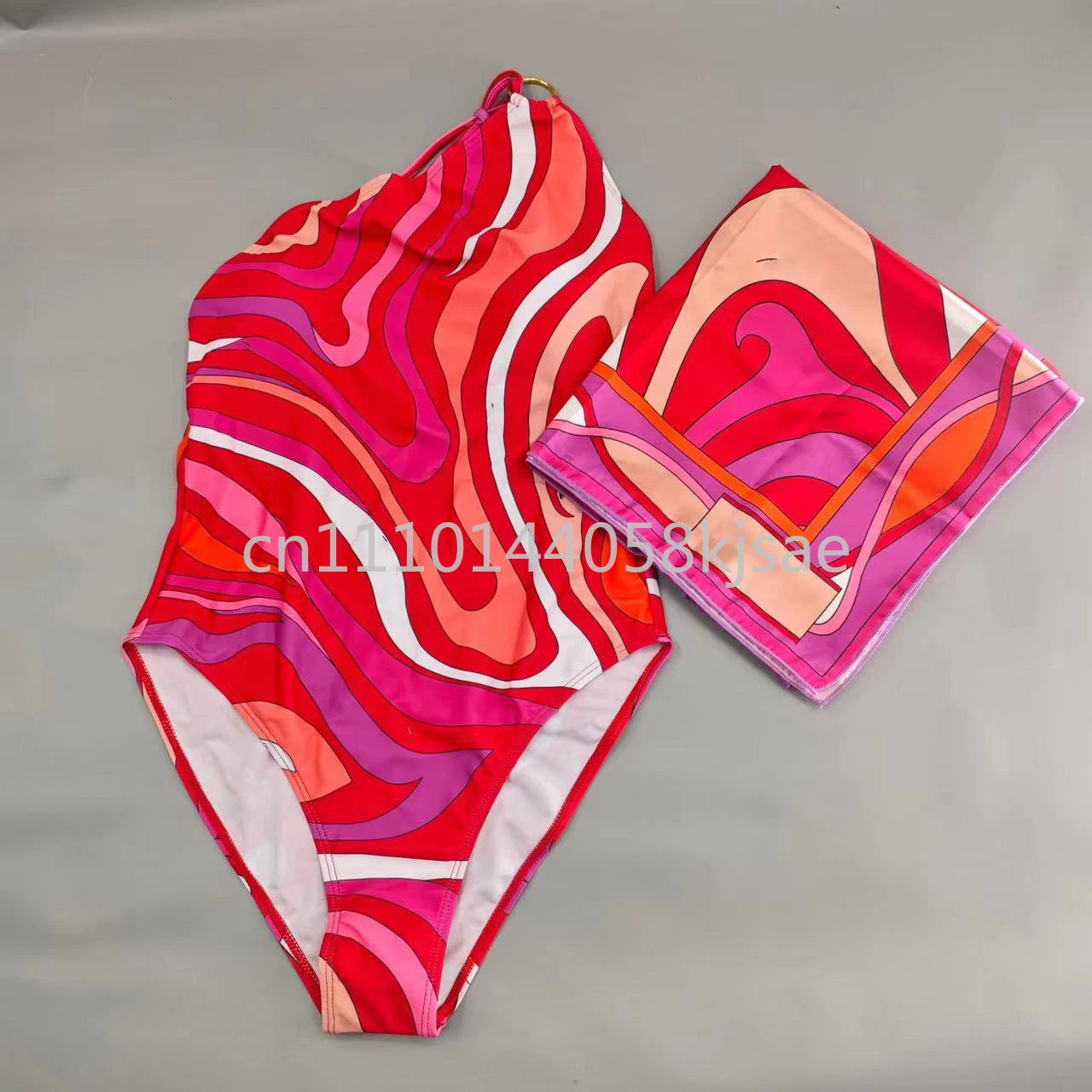 Red Bikini Set with Headband